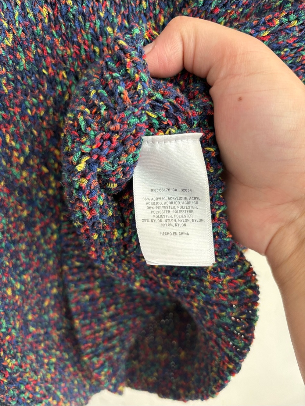 Anthropologie Seen Worn Kept Confetti Mockneck Sweater Purple Medium - Picture 5 of 7